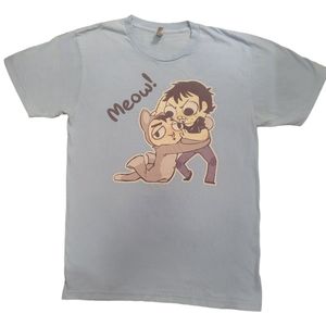 MEOW Graphic T-shirt size med.